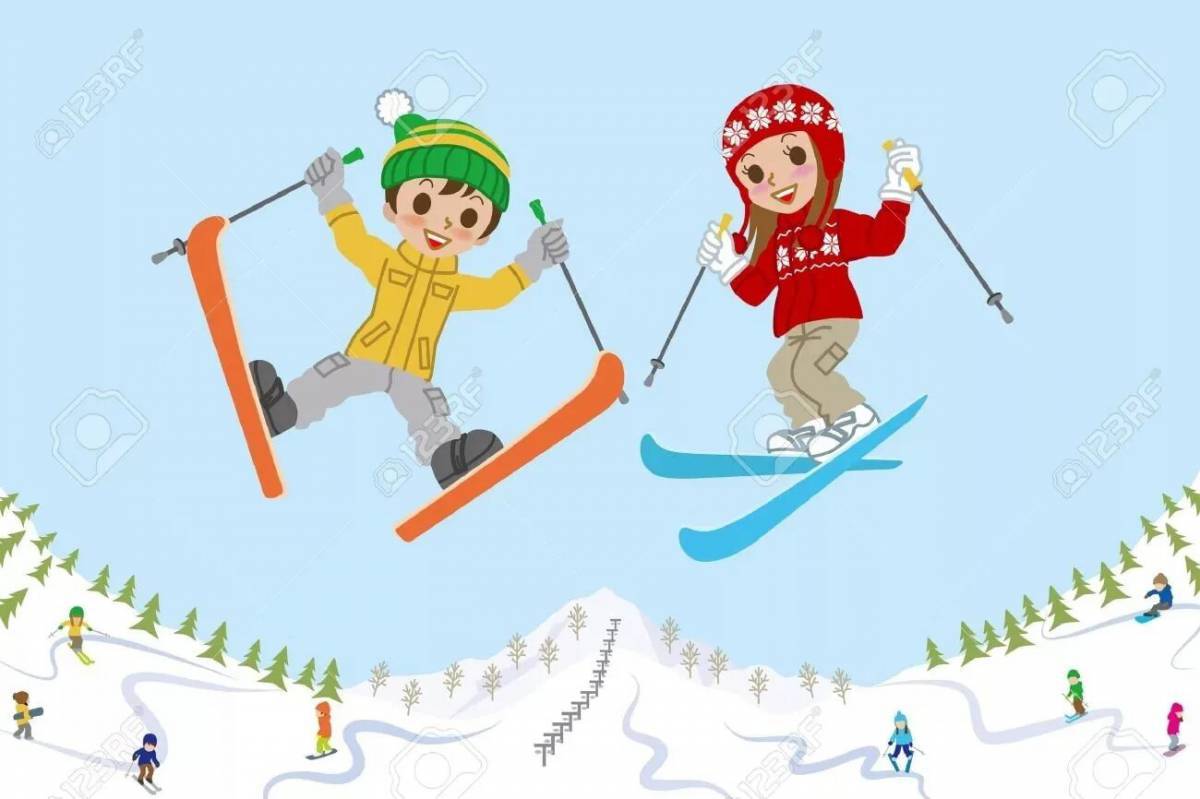 Для детей спорт зимний #30