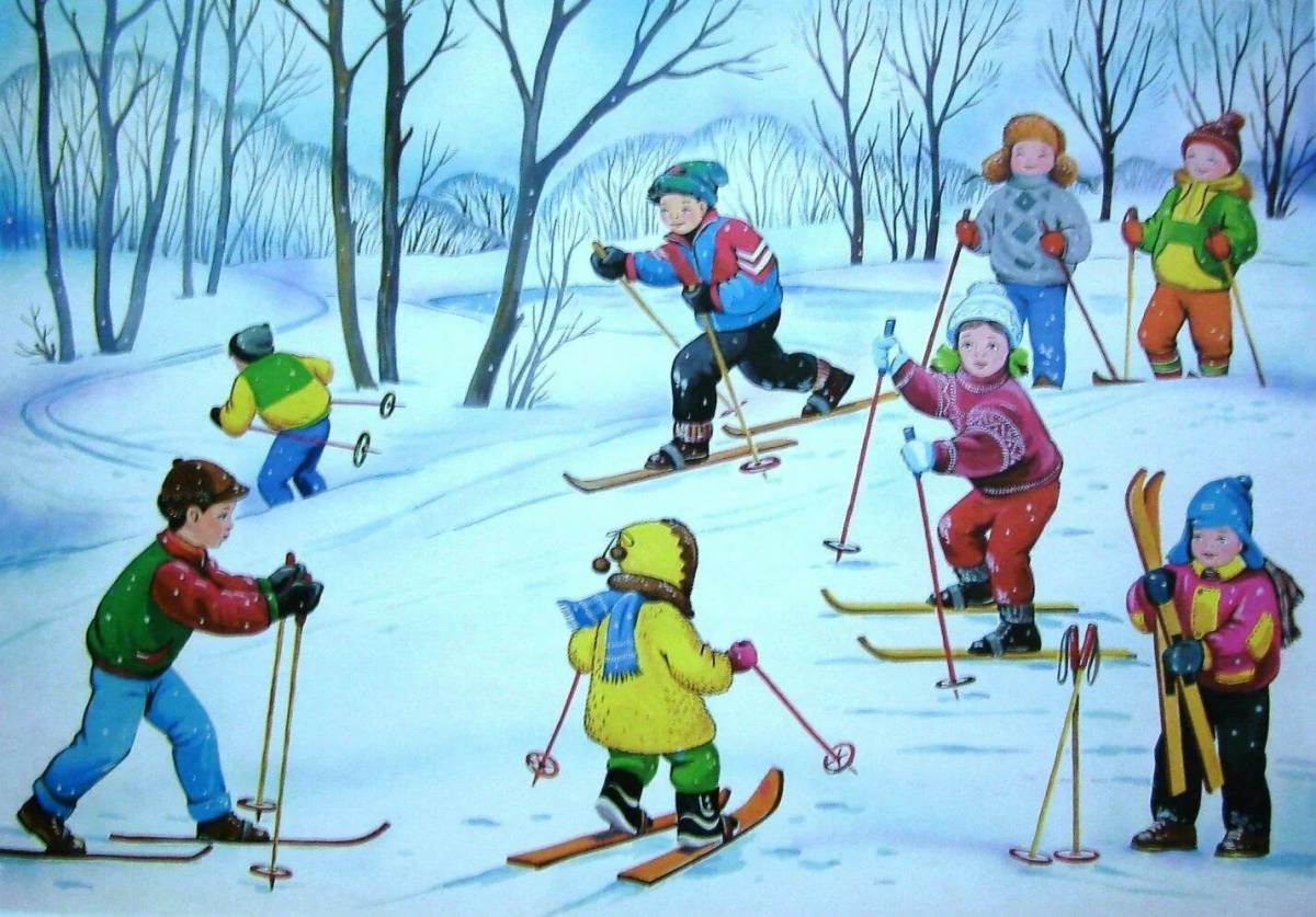 Для детей спорт зимний #33