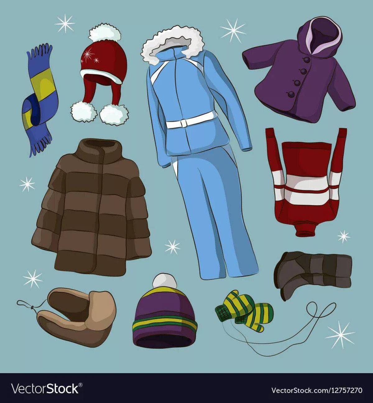 Для дошкольников зимняя одежда #20