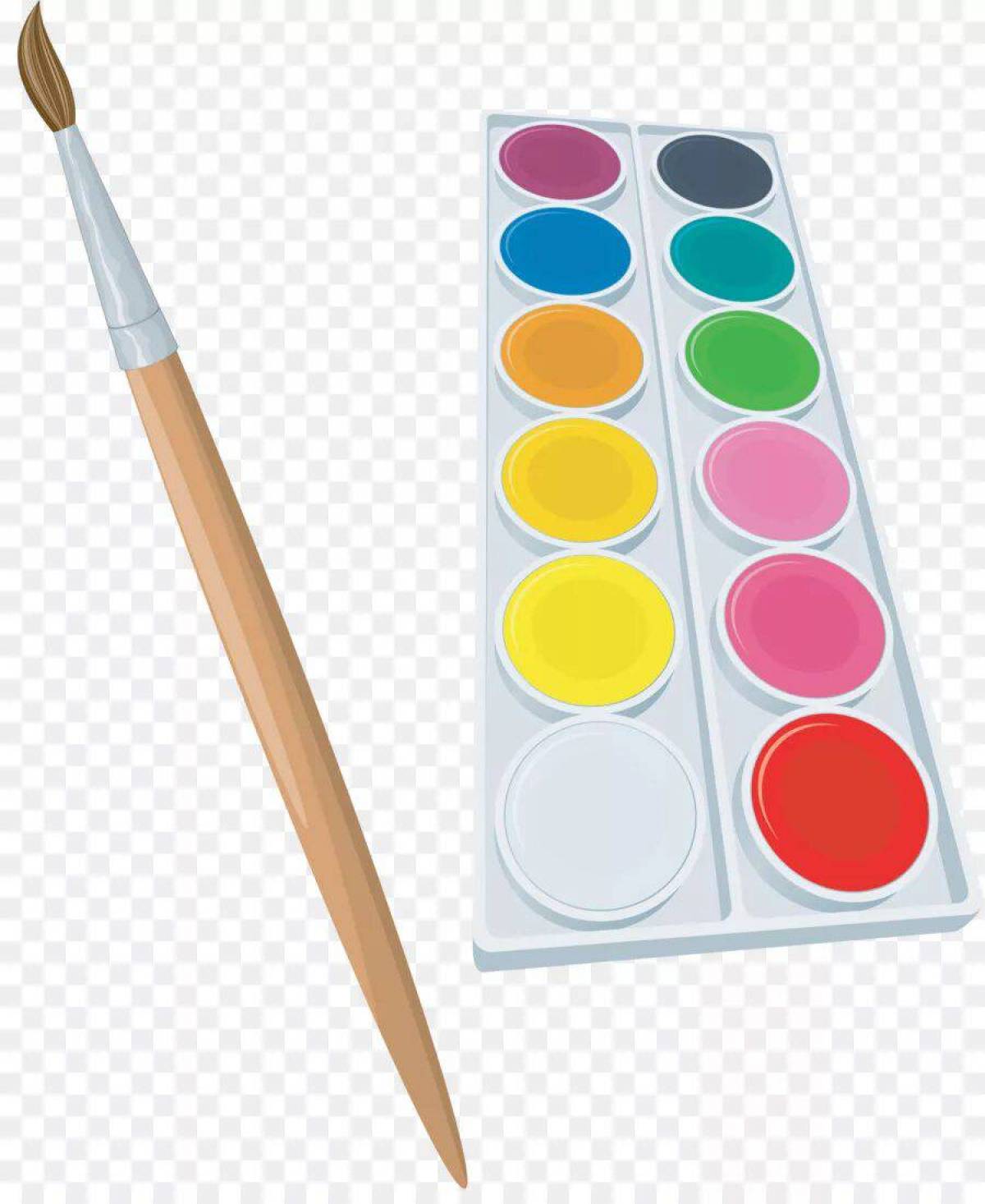 Для краски для детей #8