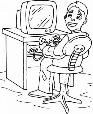 Раскраска для детей на компьютере для 6 лет #12 #285013