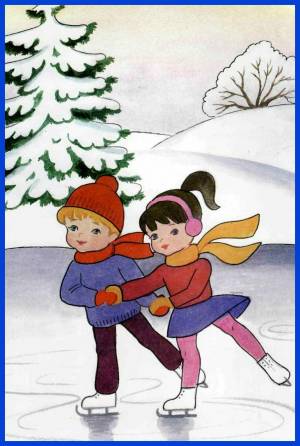 Раскраска для детей на тему зима #32 #285110