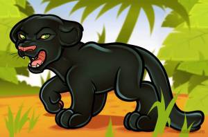 Раскраска для детей пантера #33 #285473