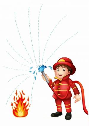 Раскраска для детей по пожарной безопасности 4 5 лет #22 #285637
