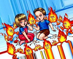 Раскраска для детей пожар #37 #285787