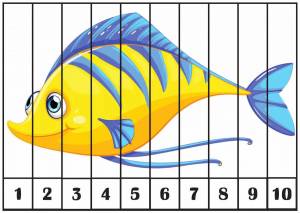 Раскраска для детей рыбы 4 5 лет #23 #286200