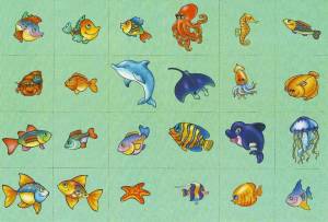 Раскраска для детей рыбы 4 5 лет #28 #286205