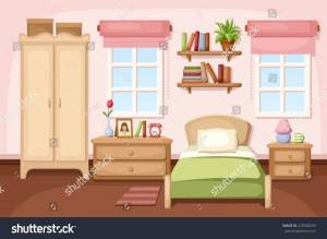 Раскраска для детей спальня #4 #286514