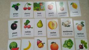 Раскраска для детей фрукты на английском #10 #286788
