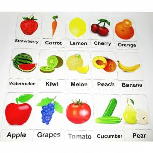Раскраска для детей фрукты на английском #32 #286810