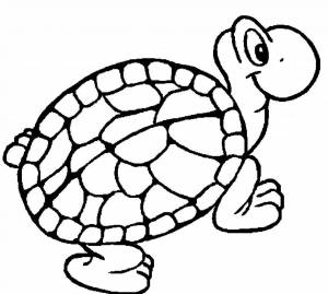 Раскраска для детей черепаха 3 4 лет #17 #287015