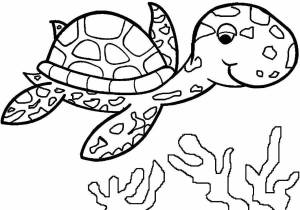 Раскраска для детей черепаха 3 4 лет #18 #287016