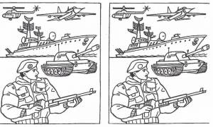 Раскраска для дошкольников на военную тематику #11 #287513