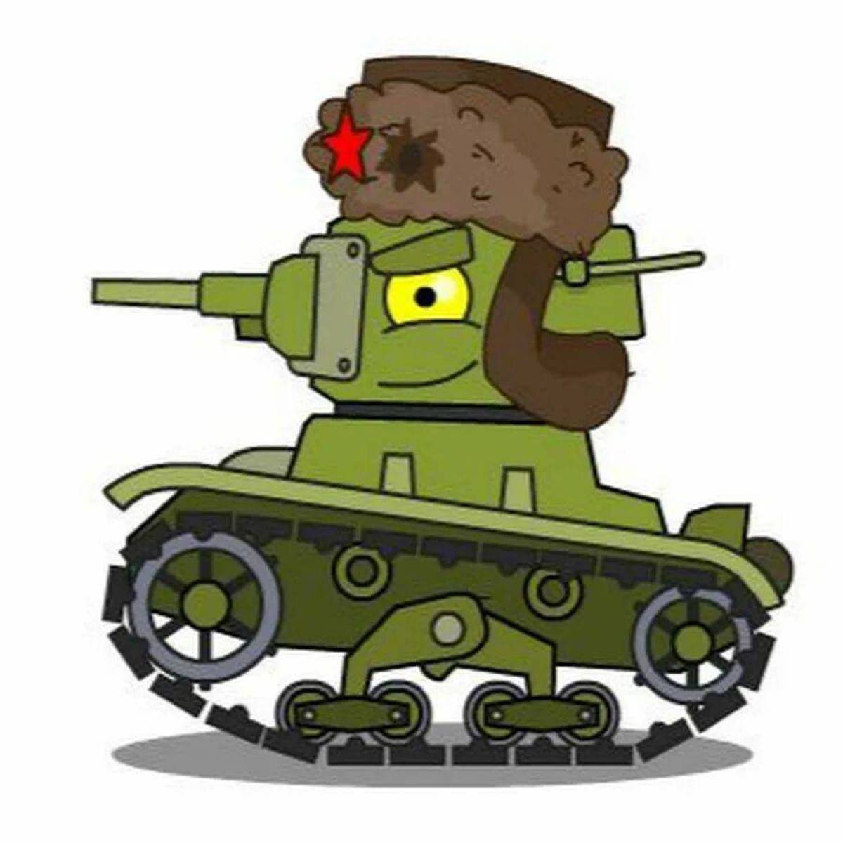 Cartoons tanks. Т-26 хоманимейшен. Т 26 Геранд. Мультики танчики мультики про танчиков. Танк т 26 мультики про танки.