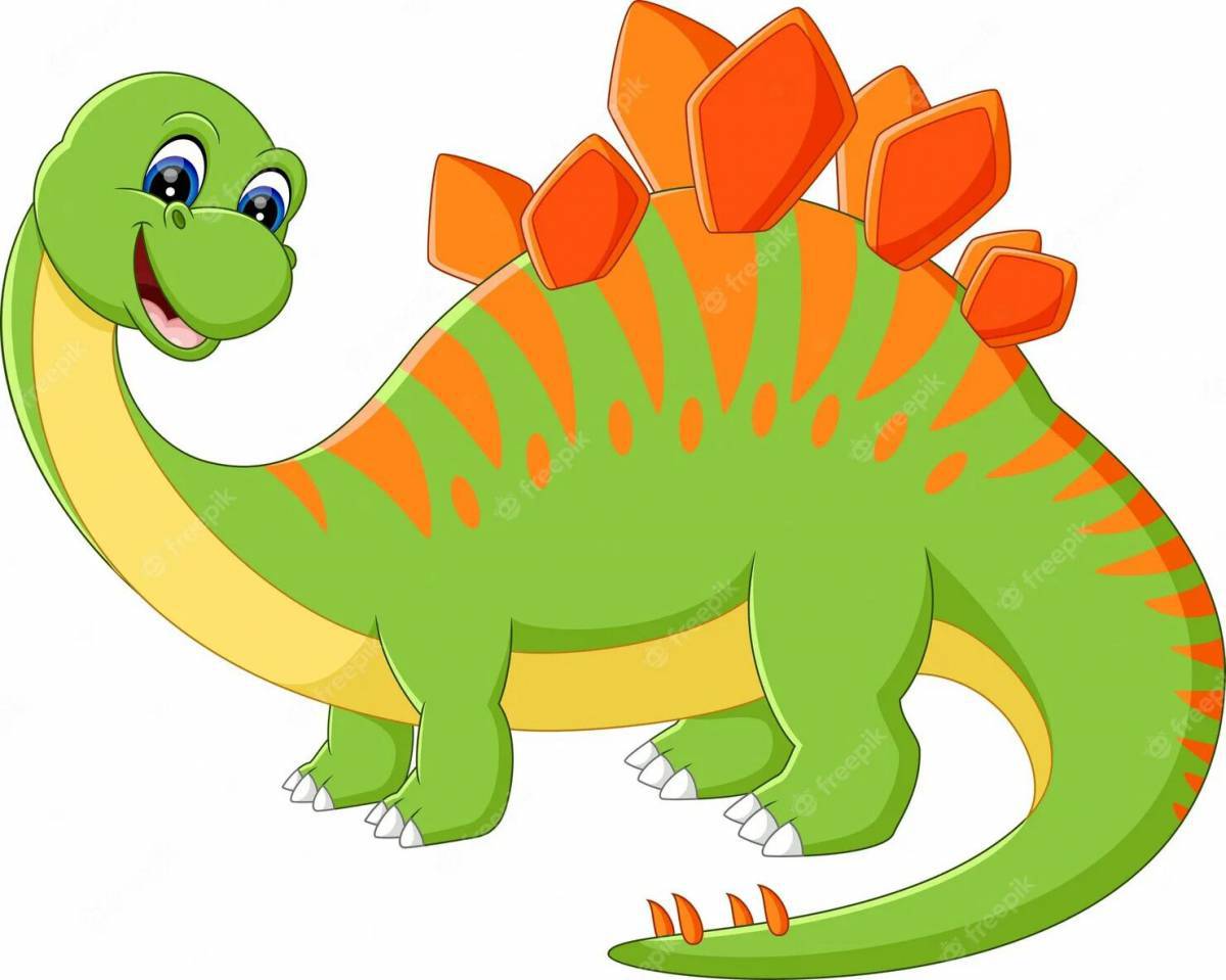 Для малышей динозавры #31