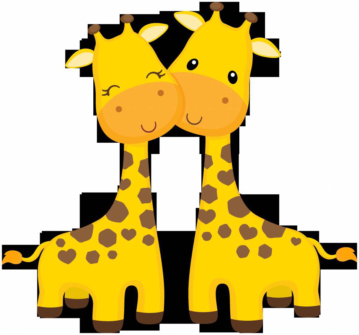 Для малышей жираф #11