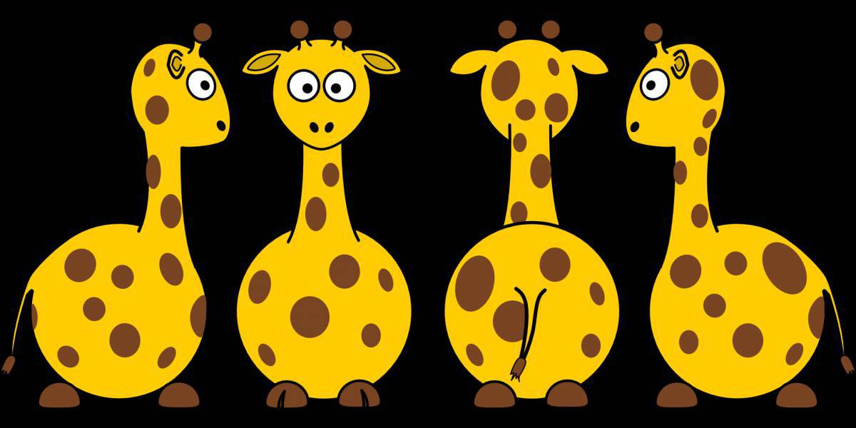 Для малышей жираф #26