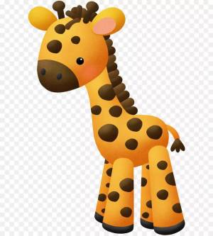 Раскраска для малышей жираф #14 #288696