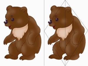 Раскраска для малышей медведь #8 #288969