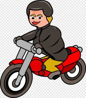 Раскраска для малышей мотоцикл #8 #288992