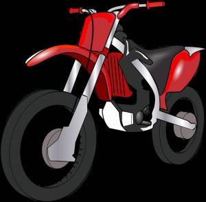 Раскраска для малышей мотоцикл #33 #289017