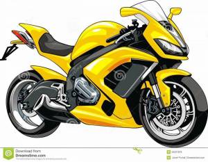 Раскраска для малышей мотоцикл #35 #289019
