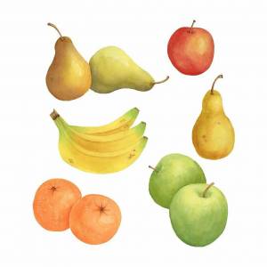 Раскраска для малышей фрукты #17 #289326