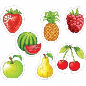 Раскраска для малышей фрукты #31 #289340