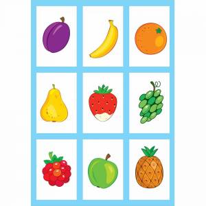 Раскраска для малышей фрукты #36 #289345