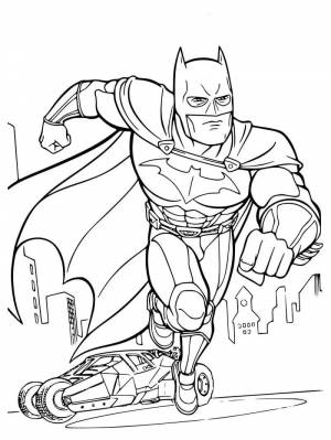 Раскраска для мальчиков бэтмен #6 #290065