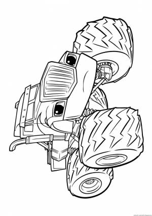 Раскраска для мальчиков вспыш и чудо машинки #25 #290162