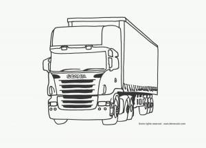 Раскраска для мальчиков грузовые машины #23 #290227
