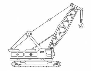 Раскраска для мальчиков кран #8 #290652