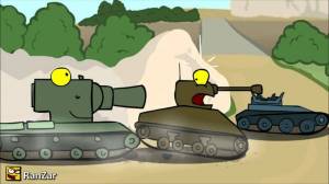 Раскраска для мальчиков мультики про танки #18 #291107