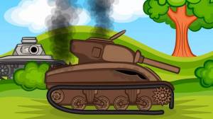 Раскраска для мальчиков мультики про танки #33 #291122