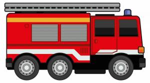 Раскраска для мальчиков пожарная машина #7 #291236