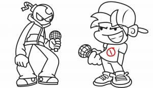 Раскраска для мальчиков хаги #26 #291801