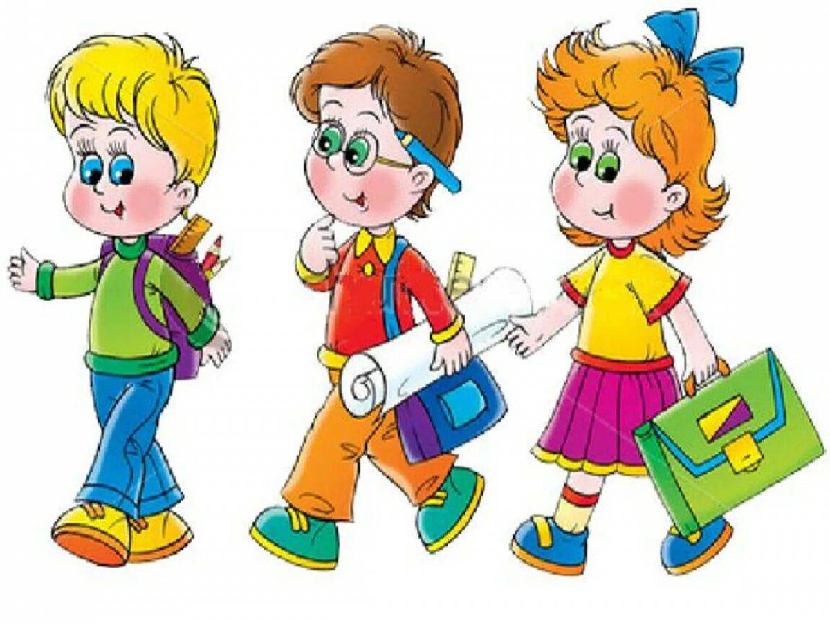Учиться идем мы в первый класс. Рисунки на школьную тему. Стихи о школе для детей. Готовность к школе. Стихотворение про школу для детей.
