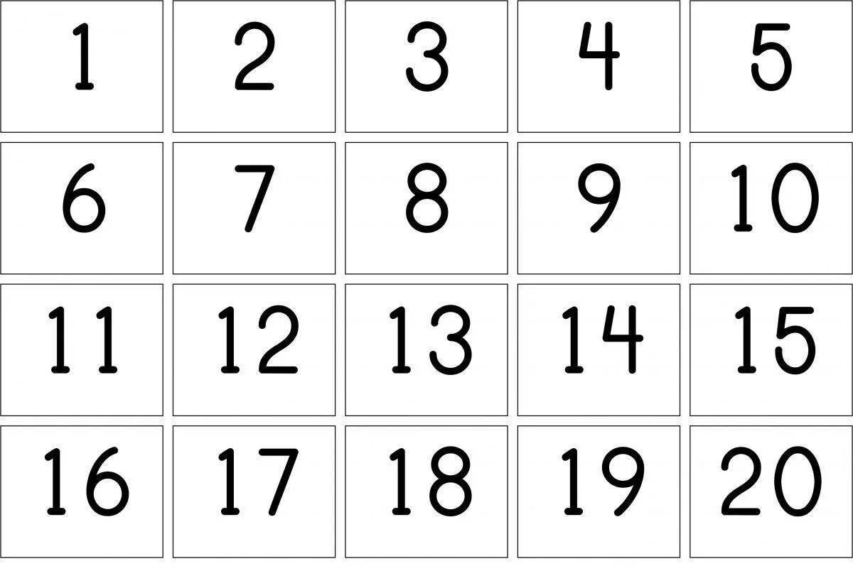 10 элементов от 20 до 20. Цифры от 1 до 20. Цифры до 20. Цифры от 1 до 20 карточки. Карточки с цифрами для детей.