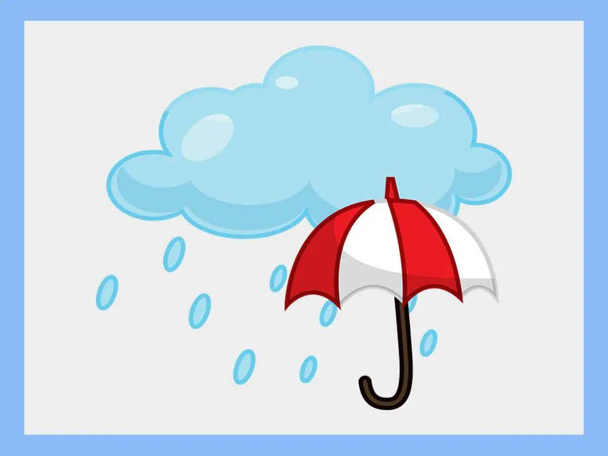 Дождик картинки для детей. Тучка и зонтик. Дождь мультяшный. Осенняя тучка и зонтик. Изображение дождь для детей.