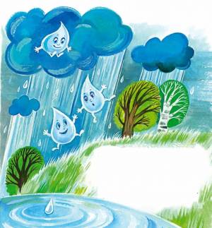 Раскраска дождь для детей #7 #294781