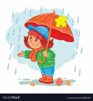 Раскраска дождь для детей #15 #294789