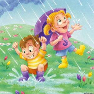 Раскраска дождь для детей #27 #294801