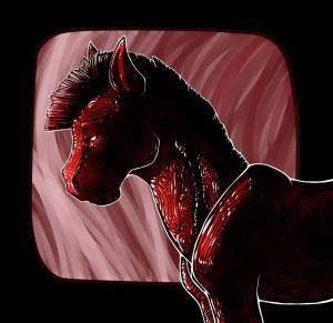 Раскраска долговязая лошадь #10 #295166