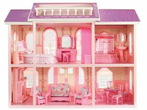 Раскраска дом для девочек #11 #295661
