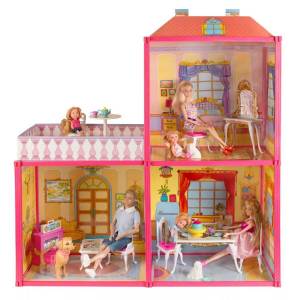 Раскраска дом для кукол #6 #295734