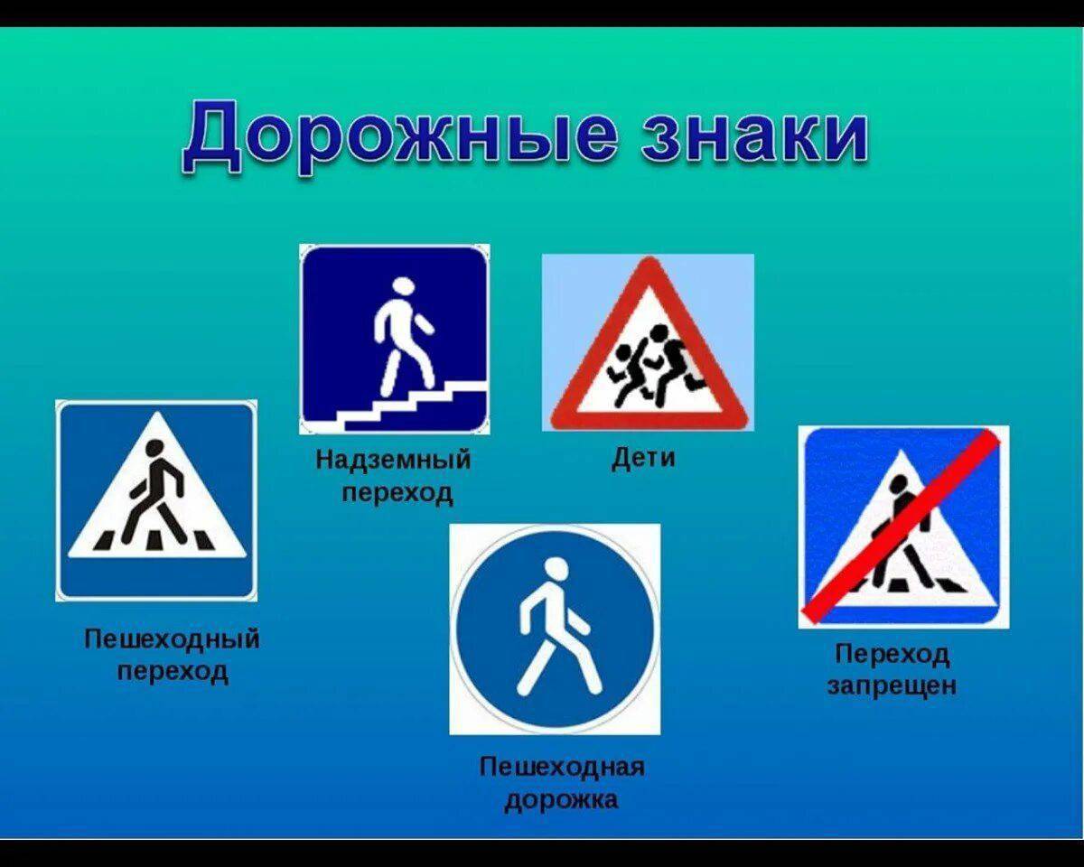 Дорожные знаки для презентации