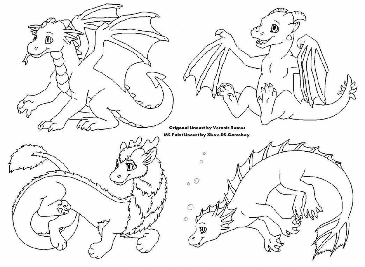 картинки про драконов для детей