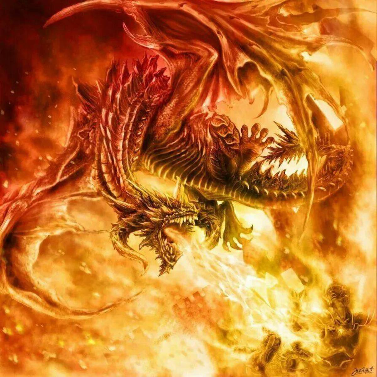 Дракон огненный #3