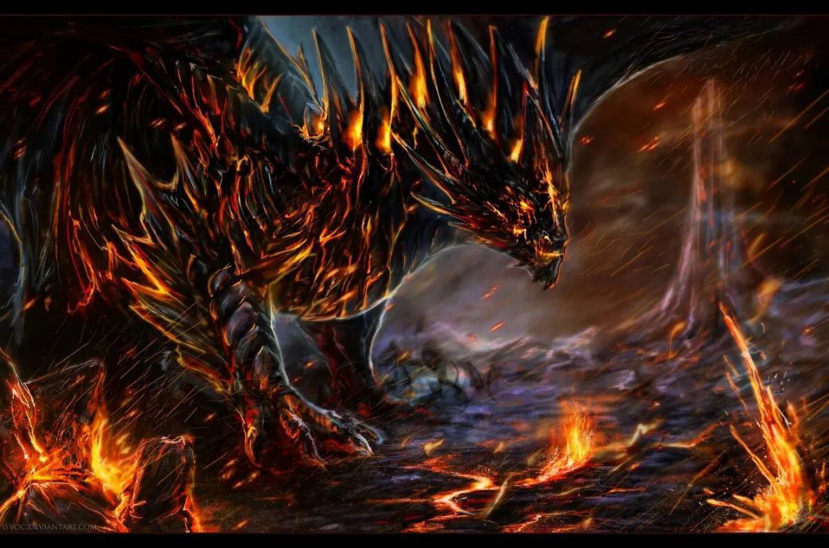 Дракон огненный #35